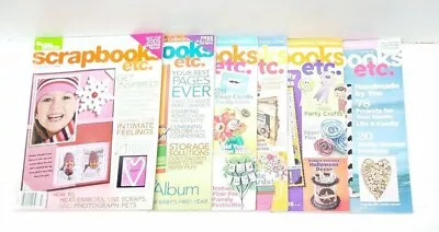 Scrapbooks Etc. Magazine  Lot 0f 6  - 2005 2011 2012 Paper Crafts • $7.99