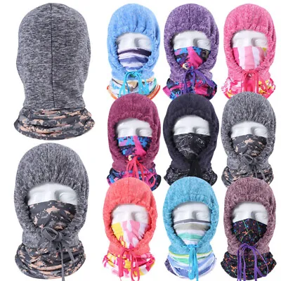 Winter Fleece Neck Warmer Gaiter Bandana Thermal Face Mask Ski Hiking Men Women • $2.98