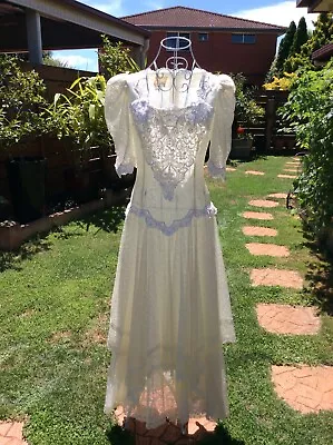$200 • Buy 🌷Ladies Wedding Dress Elegant Boho Style  Size 12 Ivory Lace Ankle Length❤️