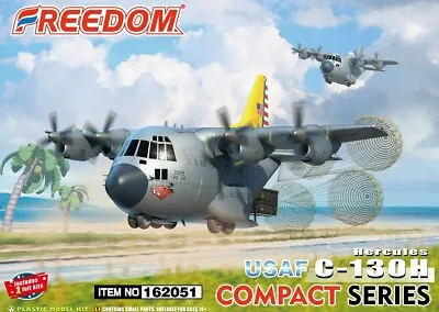 Freedom Model Kits Compact Series USAF C-130H Hercules 162051 • $36