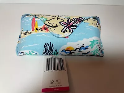 New Authentic Vera Bradley Eyeglass  Hard Case  Beach Treasures 1 • $16.95