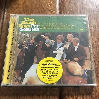 The Beach Boys Pet Sounds CD Remastered And One Bonus Track • $18.30