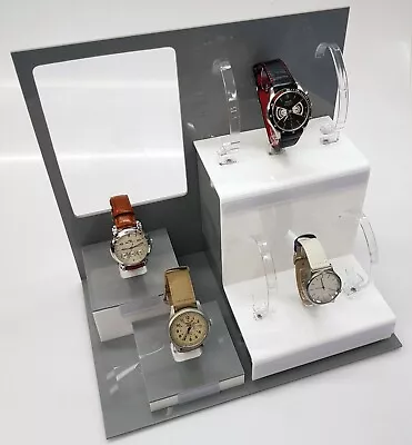 Acrylic 8x Watch Display Plinth For Retailers Jewellery Shop • £40