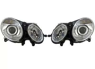 For Mercedes W211 Set Of Left & Right Headlight Assemblies Halogen OEM Hella • $544.96