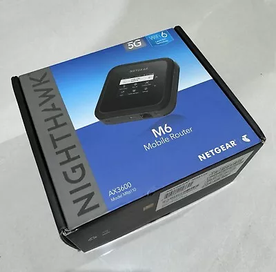 Telstra Netgear Nighthawk M6 WiFi 6 Mobile Router With 5G MR6110 UNLOCKED • $600