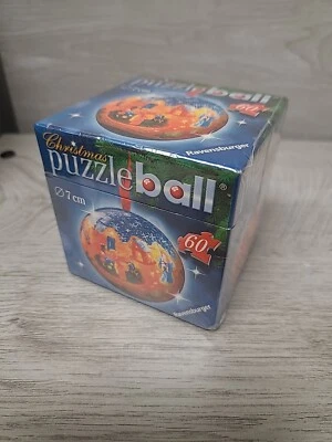 $11.95 • Buy 2005 Sealed Ravensburger 3D Puzzle Ball Christmas Ornament Candle Advent Angel