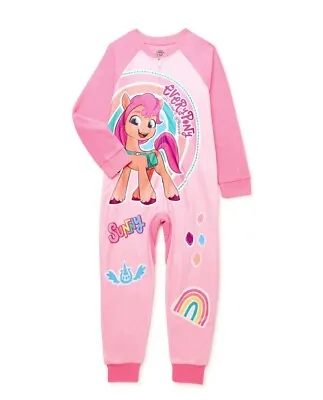 NWT 6 6x My Little Pony Sunny Rainbow Sleeper Pajamas Birthdays Christmas Winter • $19.80