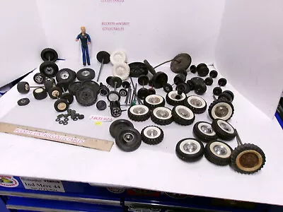 Vintage Structo Nylint Buddy L Tonka Amloid Etc. Tire Lot (70+ Used Pieces) • $13