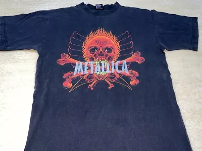 Vintage Metallica 90 SHIRT ROCK TOUR Nirvana Concert Misfits Band Pantera Slayer • $9.99