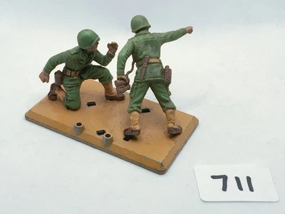 £14 • Buy Rare Vintage Britains Deetail Us Army 75mm Gun Crew (missing Gun) Diecast 1970s