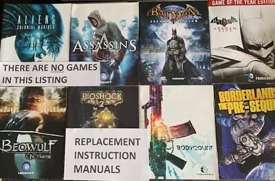 Playstation 3 Instruction Manuals - NO GAME - FREE UK POSTAGE • £2.85