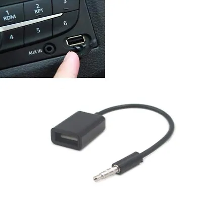 3.5mm Male AUX Audio Plugs Jack To USB 2.0Female Converter Car Adapter Cable • $2.18