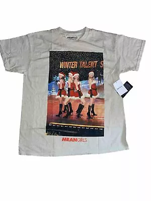 NWT Mean Girls Winter Talent Show Beige T-shirt Mens Size M Paramount Pictures • $17.59