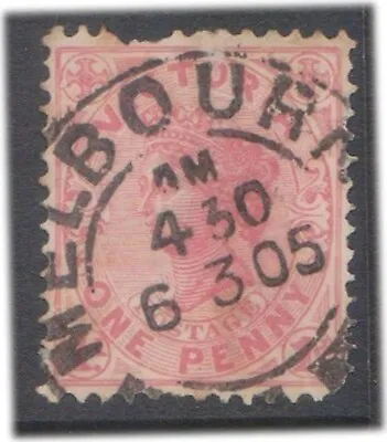 (F74-164) 1901 AU Vic 1d Red QVIC Stamp (FN)  • $1.44