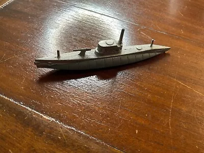 Vintage Tootsietoy Submarine Diecast Toy  Made In USA  • $11