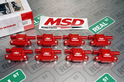 MSD Ignition Coils 8 Pack Set CTS-V 06-15 Corvette 05-13 GM LS2 LS3 LS4 LS7 LS9 • $604.95