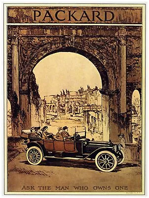 Decor Poster. Fine Graphic Art. Packard  Automobile Ad. Home Wall Design 1395 • $51