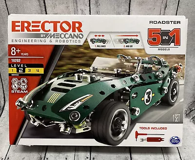 Erector By Meccano Roadster Level 2 Novice *STEAM Curriculum* W/Pull Back Motor • $30.33