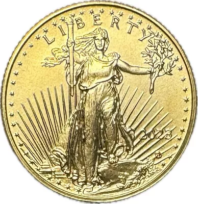2023 $5 Gold Eagle!!!*** Superb Gem!!$$ Insanely Stunning Piece!!$$ Nr #40758 • $240.50