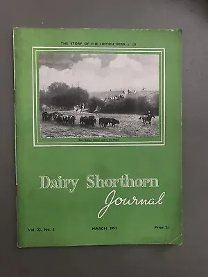 £8 • Buy The Dairy Shorthorn Cows Journal