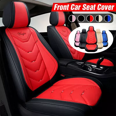 Leather Front  Car Seat Covers For Ford 5-Seats Front Cushion All Weather • $69.02