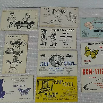 Vintage QSL Radio Cards Lot Amateur Radio QSL Cards New York QSL Radio Cards WOW • $19.99