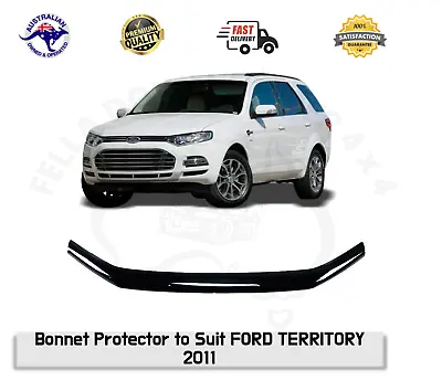 Bonnet Protector Hood Guard Bug Deflector To Suit Ford Territory SZ 4/2011-2016 • $92.99
