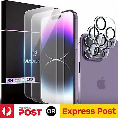 $9.95 • Buy MATTE TEMPERED GLASS Camera SCREEN PROTECTOR Fr IPhone 14 Plus 13 11 12 Pro Max