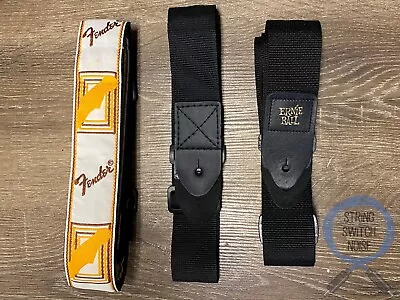 3 X Guitar Strap Pack -  Fender Ernie Ball • $39