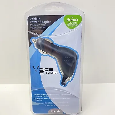 Voice Star Motorola Car Charger EMU Connector For L6 L7 RazrPEBL - NEW • $6.99