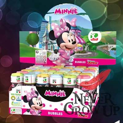 Mini Mouse Club Boys Girls Bubble Blowing Tubs Childrens Party Bag Filler Toys • £4.95