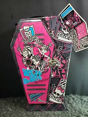 Monster High Monster All Stars Ghouls Rule Locker Coffin Vanity Case Only(Empty) • $12