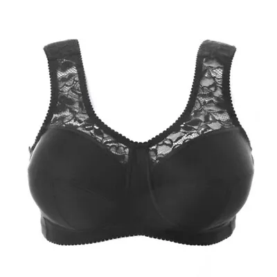 Large Bust Women's 34-56 AABCDEFGH Minimizer Bra Full Coverage Wireless Unlined • $14.56