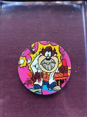 1996 LOONEY TUNES Time Warp Techno Tazos No 201 Alfred Nobel • $2