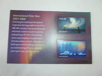 Sc#4123ab International Polar Year 84 Cents Souv. Sheet MNH 2007 Issue • $3.50