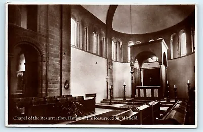 Postcard Mirfield Chapel Of The Resurection House Interior View  Rppc Real Photo • £3.48