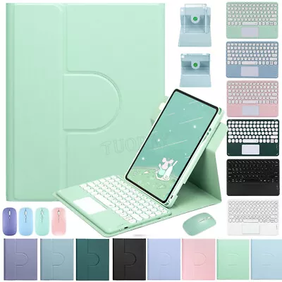 For IPad 8/9/10th Gen Air 4 5 Pro 11 Touchpad Keyboard 360° Rotating Case Mouse • £14.99
