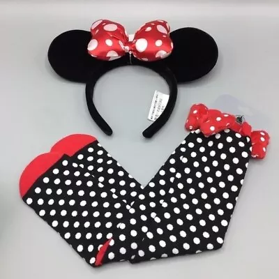 Disney Parks Minnie Mouse Headband & Knee Hi Socks • $29.99