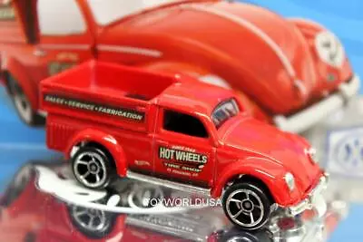 2019 Hot Wheels #47 Volkswagen Series '49 Volkswagen Beetle Pickup Red • $1.75