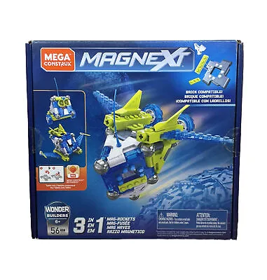 Mega Construx Magnext 3 In 1 Mag - Rockets Construction Set With Magnets 6+ • $19.95