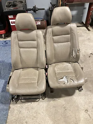 1992 1994 94 95 1997 Volvo 850 GLT Front Becket Seats Leather Tan Set OEM #661M • $274.99