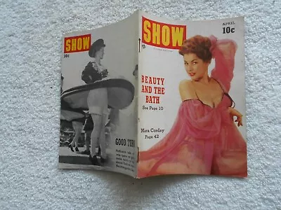 SHOW POCKET  Magazine-APRIL1954-MARA CORDAY-NICE • $15