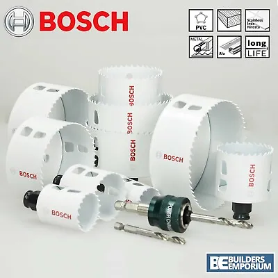 £18.69 • Buy Bosch Holesaw Cutter Bit HSS BiMetal Plastic Wood Quick Change Release Hole Saw