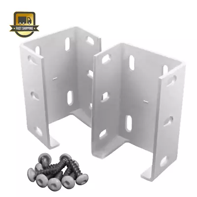 Aluminum Rail Bracket For Vinyl Fencing (2-Pack) • $15.51