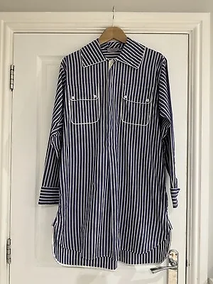 Authentic Mulberry Oversized Shirt Dress / Long Top Luxury Designer Size UK 6 • £34