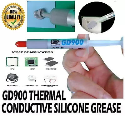 3g Thermal Compound Conductive Grease Paste Silicone GD900 Heat Transfer Tube AU • $7.49