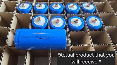 3.2 V 6000 MAh LiFePO4 Lithium Iron Phosphate 32700 Battery Cells 32650  • $6.49