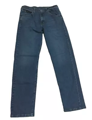 Wrangler Premium Quality Comfort 32 X 34 Blue Jeans Denim A001 • $23.25