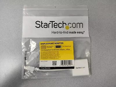 StarTech.com MDP2DVIW Mini Display Port To DVI Video Adapter  • $8.99