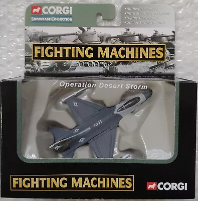 F-16 FIGHTING FALCON HL 4TFS Operation Desert Storm DIE-CAST REPLICA By Corgi • $20.40